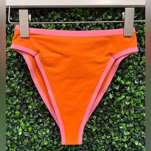 L’Space BRAND NEW!!!! Orange & Pink Bikini Bottoms Size S